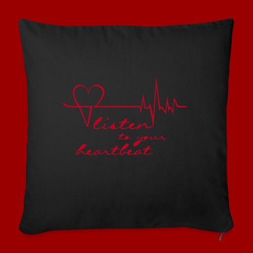 Heartleader_T-Shirt_Font - Sofakissenbezug 45 x 45 cm