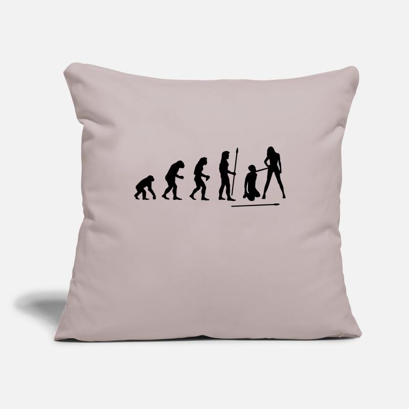 evolution_wedding1 Sofakissenbezug 45 x 45 cm