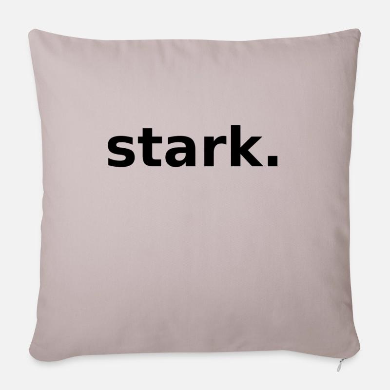 stark. - Sofakissenbezug 45 x 45 cm - helles Taupe