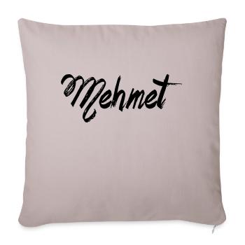 Mehmet - Sofakissenbezug 45 x 45 cm - helles Taupe - Vorne