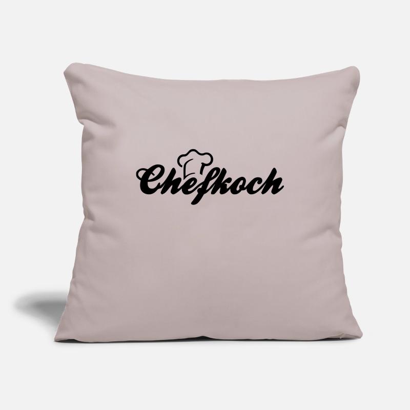 chefkoch Housse de coussin décorative 45 x 45 cm