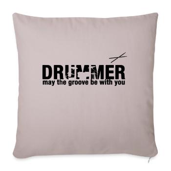 may the groove be with you - Sofakissenbezug 45 x 45 cm - helles Taupe - Vorne