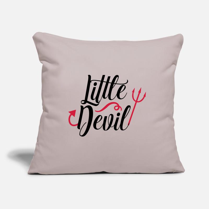 Little Devil Halloween Satan's roast devil Sofa pillowcase 17,3'' x 17,3'' (45 x 45 cm)