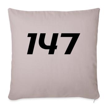 SNOOKER - 147 the maximum break - Sofa pillowcase 17,3'' x 17,3'' (45 x 45 cm) - light taupe - Front