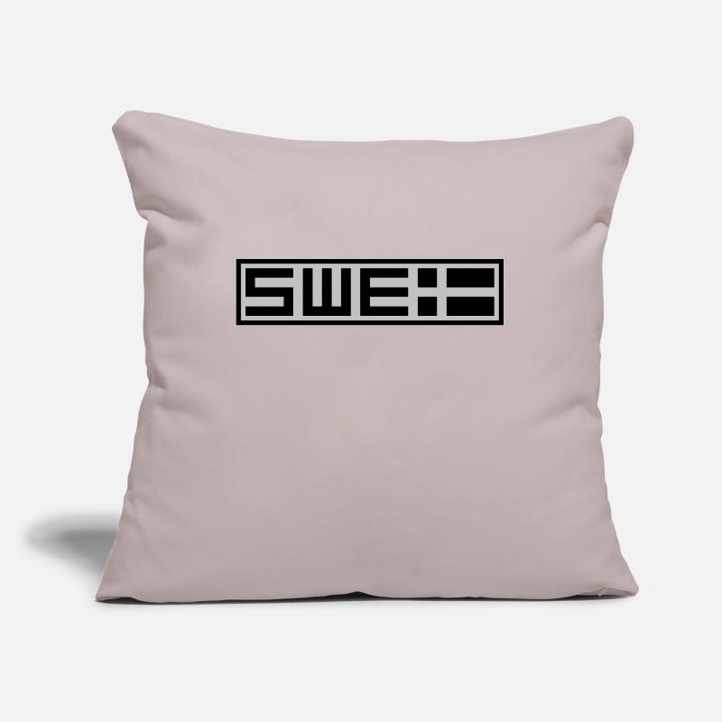 Tactique suédoise Housse de coussin décorative 45 x 45 cm