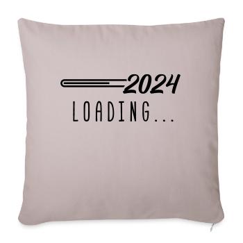 2024 loading - Sofakissenbezug 45 x 45 cm - helles Taupe - Vorne