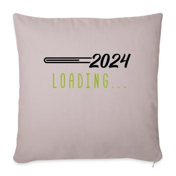 2024 loading - Sofakissenbezug 45 x 45 cm - helles Taupe - Vorne