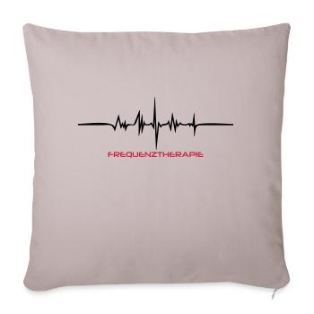 Frequenztherapie Drunk - Sofakissenbezug 45 x 45 cm - helles Taupe - Vorne