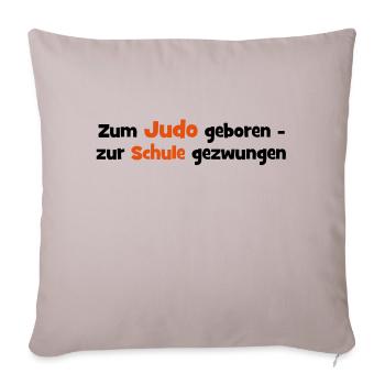 Judo - Sofakissenbezug 45 x 45 cm - helles Taupe - Vorne