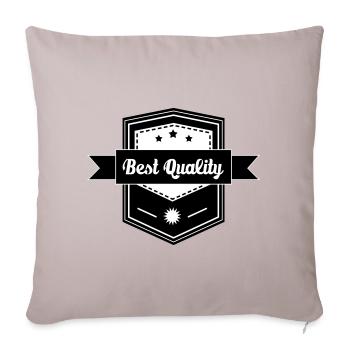 Best Quality - Sofa pillowcase 17,3'' x 17,3'' (45 x 45 cm) - light taupe - Front
