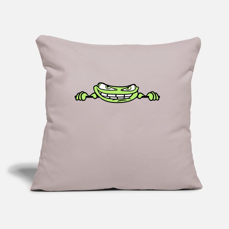 hide frame text write wall wall meme g Sofa pillowcase 17,3'' x 17,3'' (45 x 45 cm)