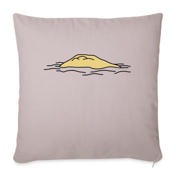 Island - Sofa pillowcase 17,3'' x 17,3'' (45 x 45 cm) - light taupe - Front