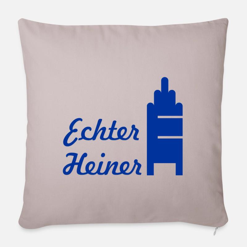 Echter Heiner - Sofakissenbezug 45 x 45 cm - helles Taupe