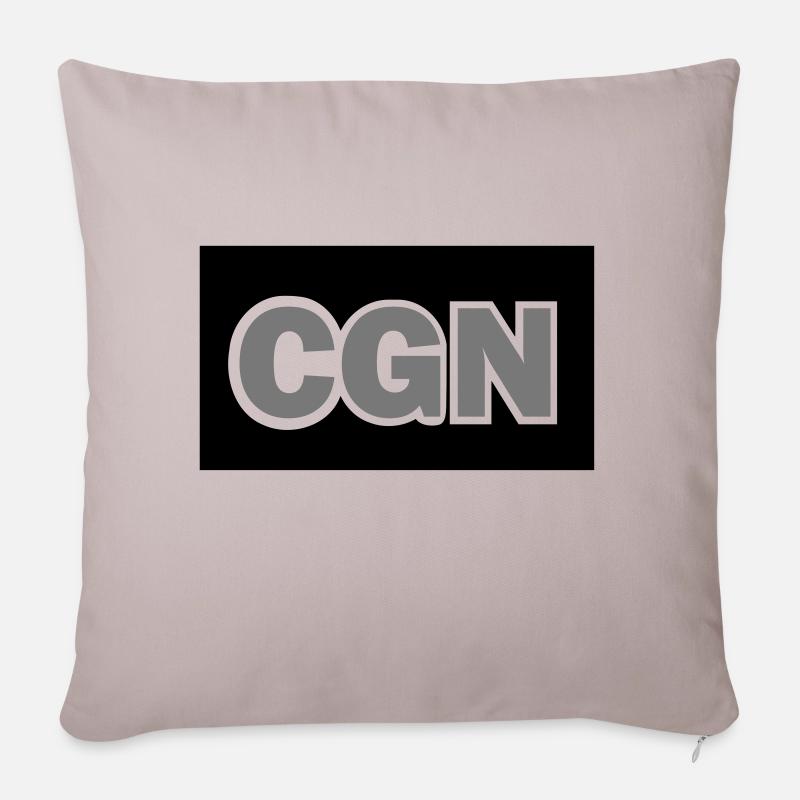 CGN - Sofakissenbezug 45 x 45 cm - helles Taupe