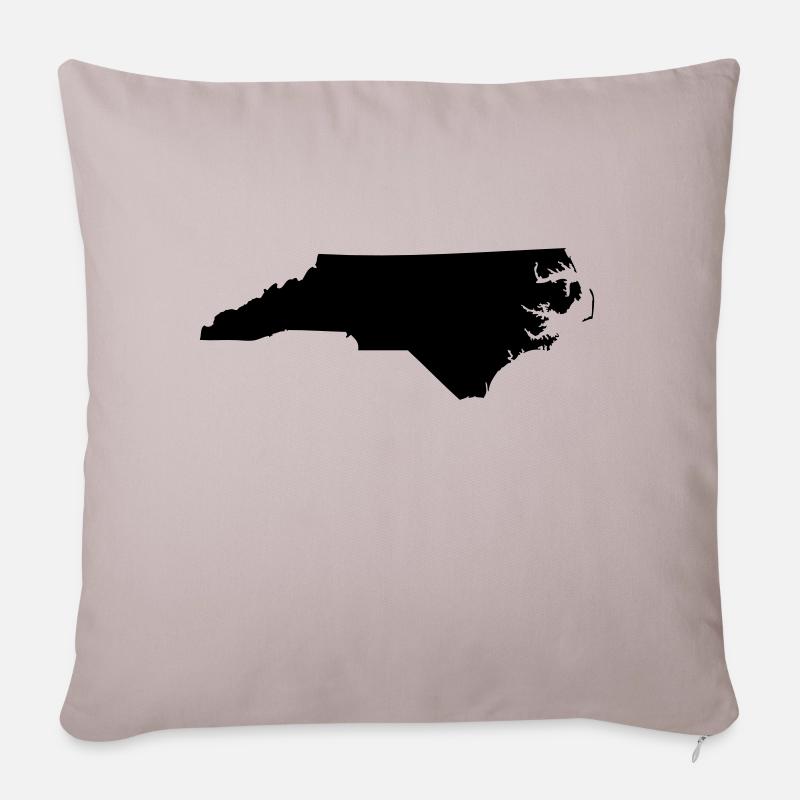 North Carolina - Sofakissenbezug 45 x 45 cm - helles Taupe