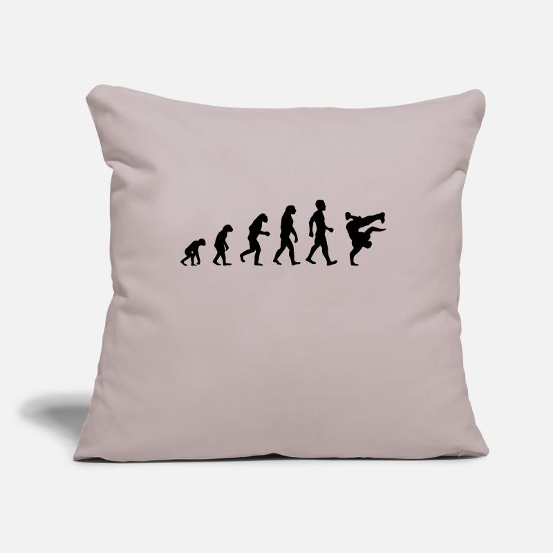 Evolution Breakdance motif as a gift Sofa pillowcase 17,3'' x 17,3'' (45 x 45 cm)