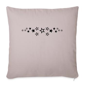 stars - Sofa pillowcase 17,3'' x 17,3'' (45 x 45 cm) - light taupe - Front