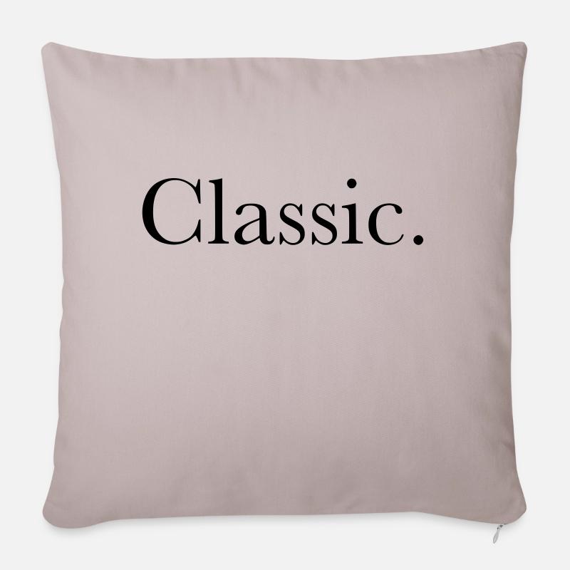 Classic - Sofakissenbezug 45 x 45 cm - helles Taupe