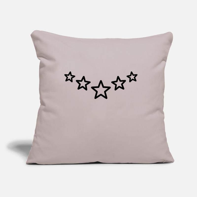 Star Decoration Series Line Sharp Star Outer Line Sofa pillowcase 17,3'' x 17,3'' (45 x 45 cm)