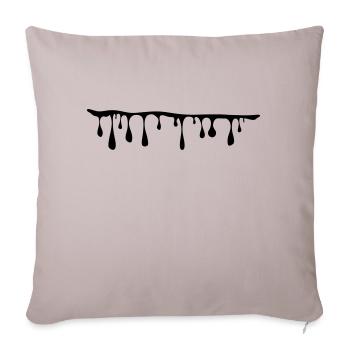 couler chocolat degouline fondu fond 121 - Housse de coussin décorative 45 x 45 cm - taupe clair - Devant
