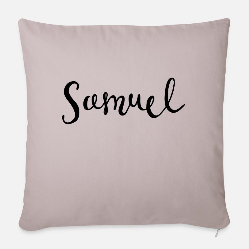 samuel - Sofa pillowcase 17,3'' x 17,3'' (45 x 45 cm) - light taupe