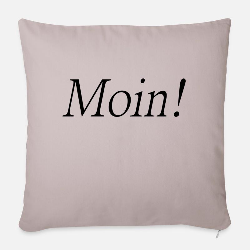 moin - Sofakissenbezug 45 x 45 cm - helles Taupe