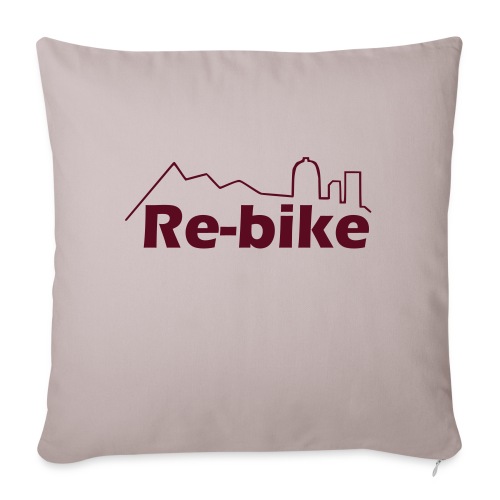 logo Re-bike skyline ross - Copricuscino per divano, 45 x 45 cm
