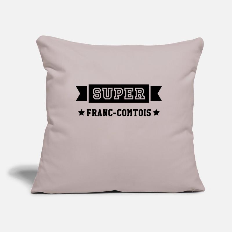 Franche-comté / Franc-Comtois / Franc-Comtoise Housse de coussin décorative 45 x 45 cm