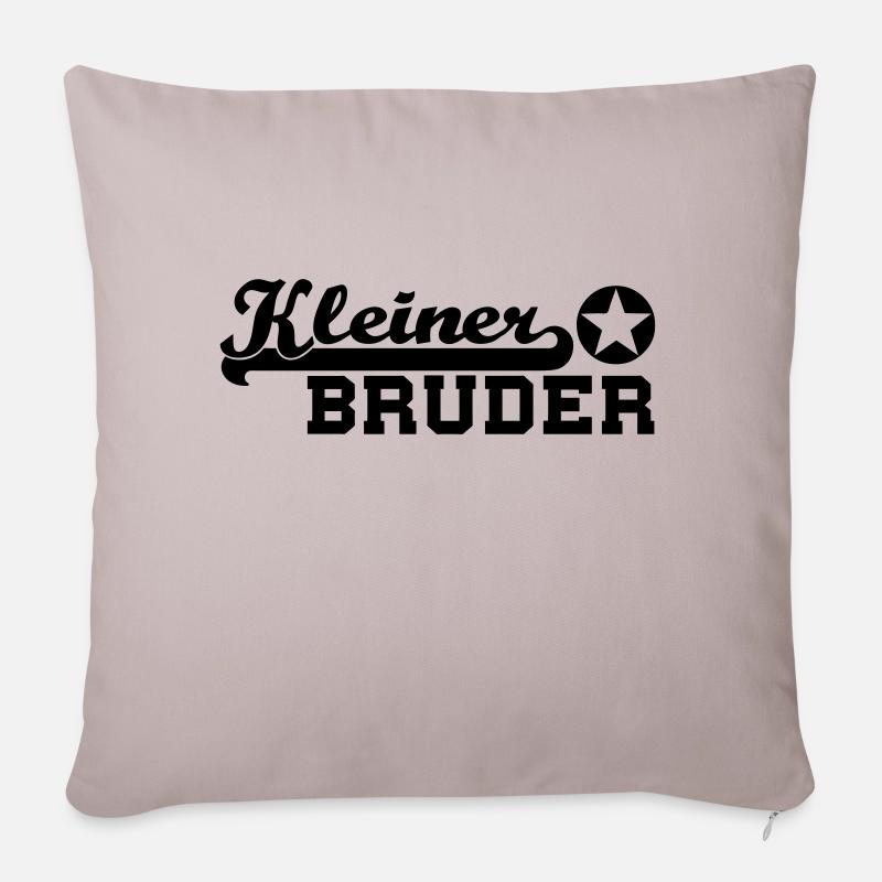 petite étoile frère - Housse de coussin décorative 45 x 45 cm - taupe clair