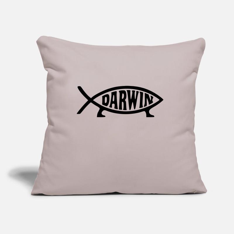 Darwin fish Sofakissenbezug 45 x 45 cm