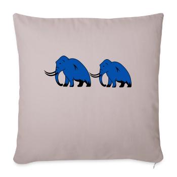 mammut 2 - Sofakissenbezug 45 x 45 cm - helles Taupe - Vorne
