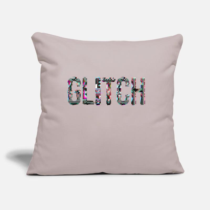 Glitch Computer PC Electronics Gaming Media Art Sofa pillowcase 17,3'' x 17,3'' (45 x 45 cm)