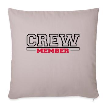membre de l'équipage - Housse de coussin décorative 45 x 45 cm - taupe clair - Devant