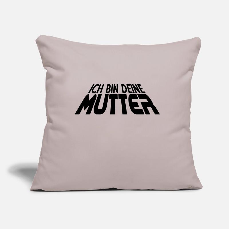 Ich bin deine MUTTER 3D (1c) Sofa pillowcase 17,3'' x 17,3'' (45 x 45 cm)