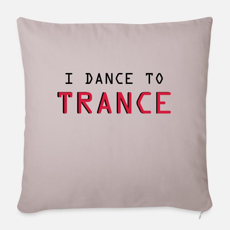 Trance - Housse de coussin décorative 45 x 45 cm - taupe clair