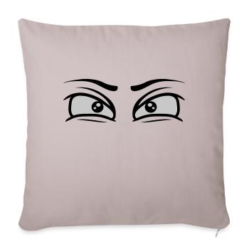 Willpower Determined eyes - Sofa pillowcase 17,3'' x 17,3'' (45 x 45 cm) - light taupe - Front