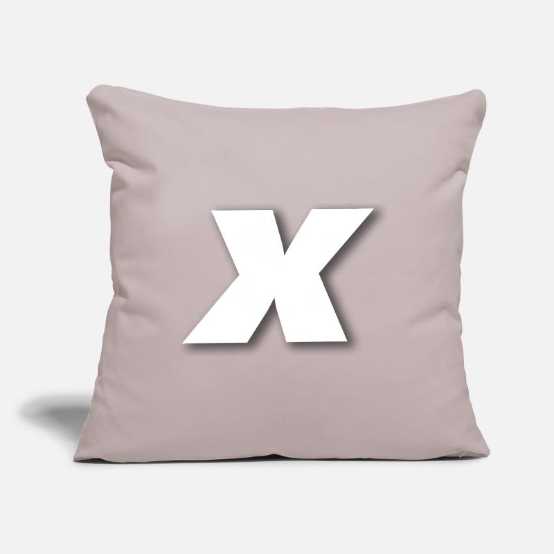 X oder mal Sofakissenbezug 45 x 45 cm