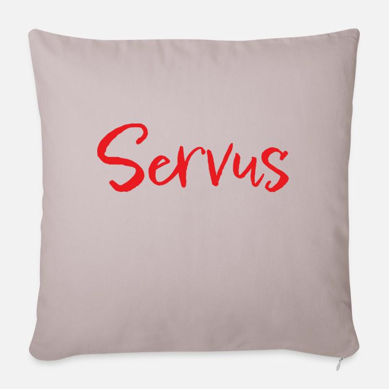 Servus - Sofakissenbezug 45 x 45 cm - helles Taupe