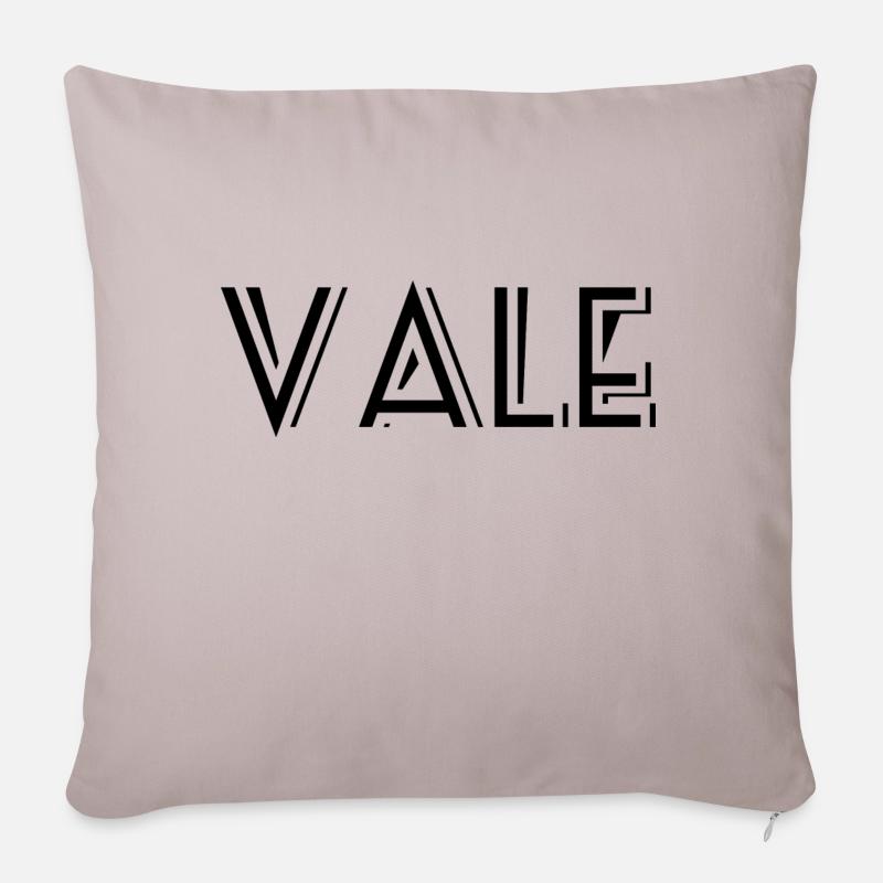 Vale - Sofakissenbezug 45 x 45 cm - helles Taupe