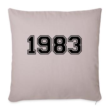 1983 - Sofa pillowcase 17,3'' x 17,3'' (45 x 45 cm) - light taupe - Front