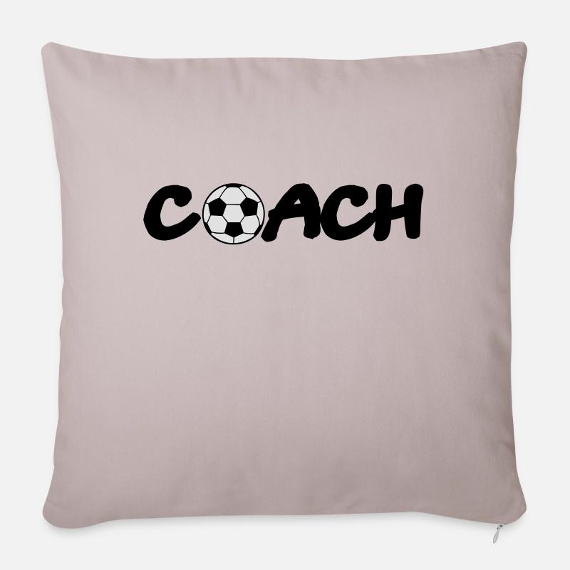 coach - Sofakissenbezug 45 x 45 cm - helles Taupe