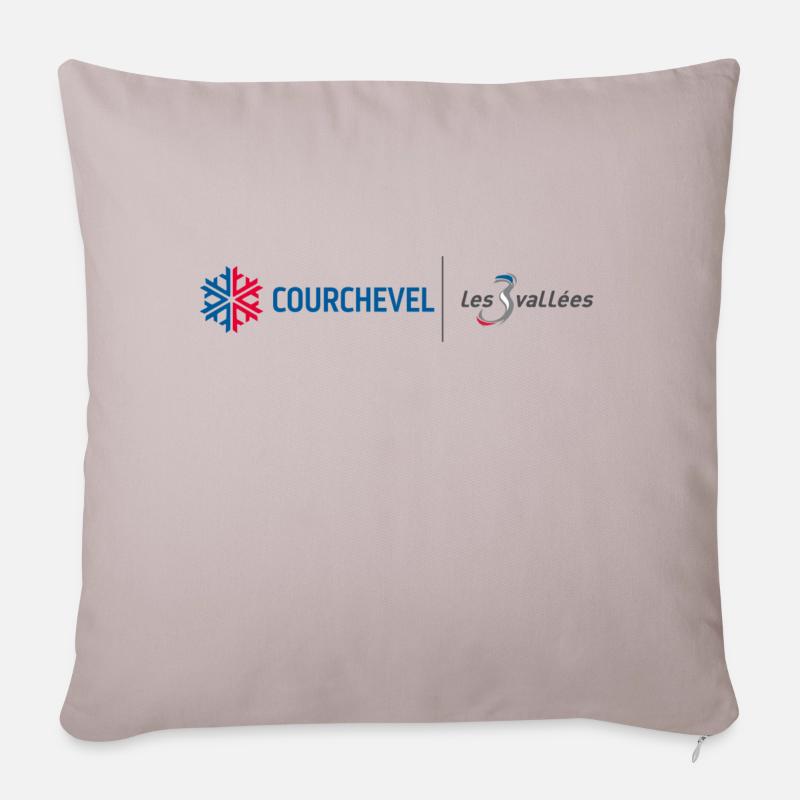 courchevel - Sofa pillowcase 17,3'' x 17,3'' (45 x 45 cm) - light taupe