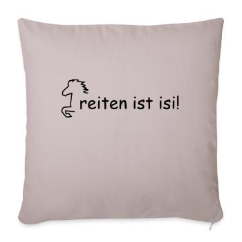 Hanovre - Housse de coussin décorative 45 x 45 cm - taupe clair - Devant