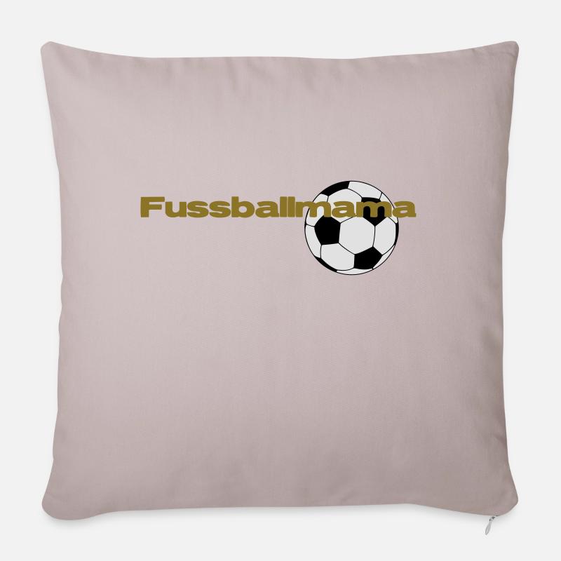 Soccer Mom - Housse de coussin décorative 45 x 45 cm - taupe clair