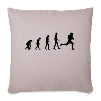 Foot US - Housse de coussin décorative 45 x 45 cm - taupe clair - Devant