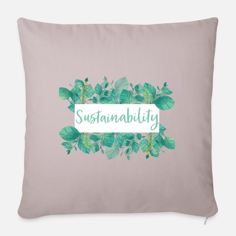 Sustainability - Sofakissenbezug 45 x 45 cm - helles Taupe