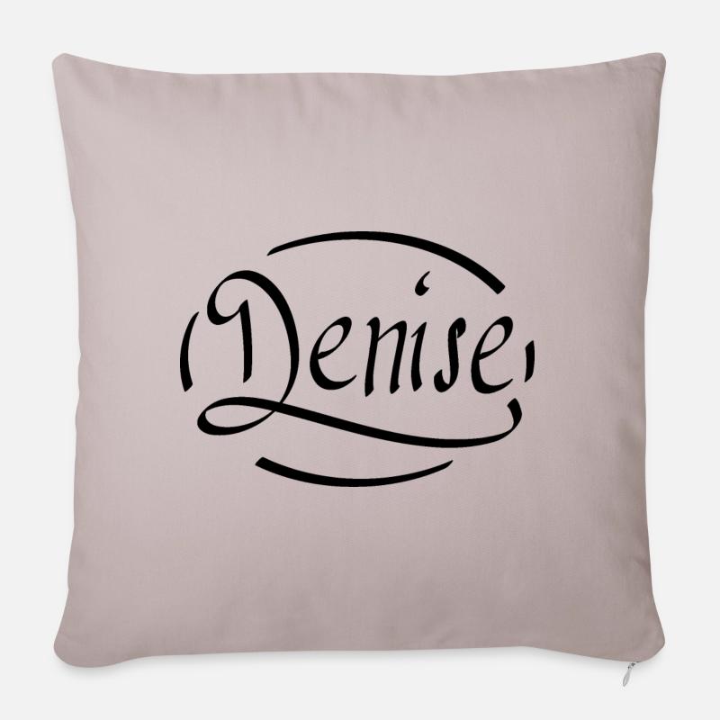 Denise - Sofa pillowcase 17,3'' x 17,3'' (45 x 45 cm) - light taupe