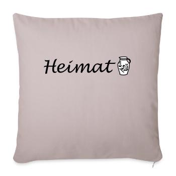 Heimat Bembel #FrankfurtLiebe #069 - Sofakissenbezug 45 x 45 cm - helles Taupe - Vorne