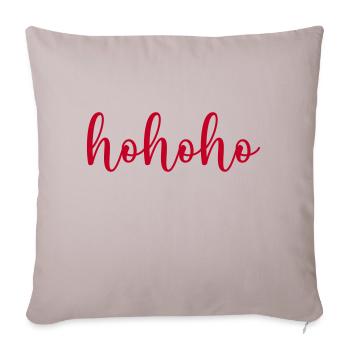 hohoho - Sofa pillowcase 17,3'' x 17,3'' (45 x 45 cm) - light taupe - Front