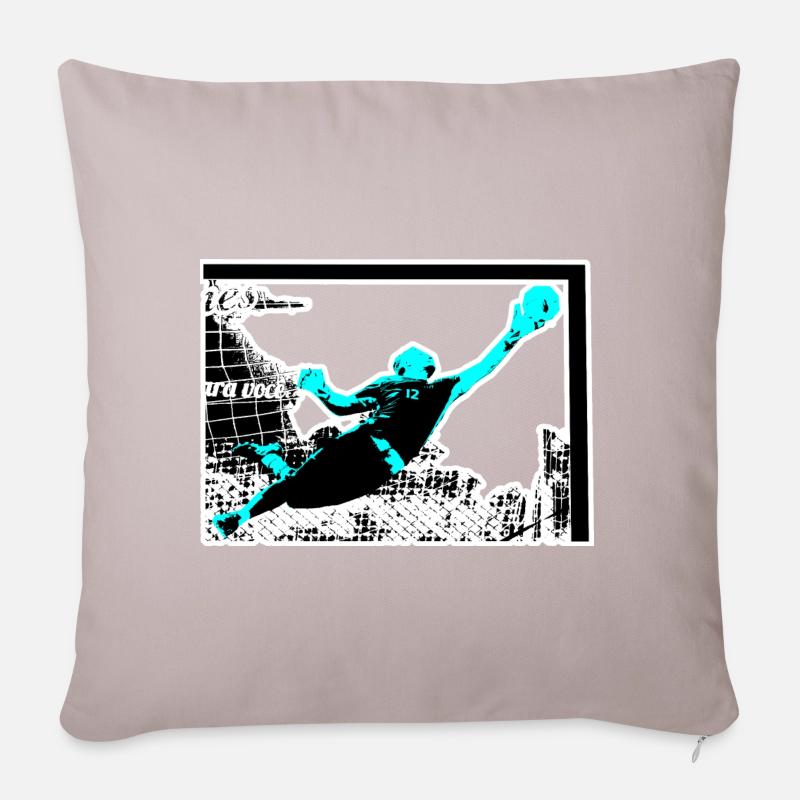 goalkeeper - Sofa pillowcase 17,3'' x 17,3'' (45 x 45 cm) - light taupe
